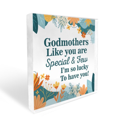 Godmother Gifts GODMOTHER PLAQUE Birthday Christmas Gift