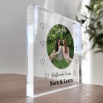 Gift For Best Friend Friendship Sign Personalised Block