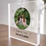 Gift For Best Friend Friendship Sign Personalised Block