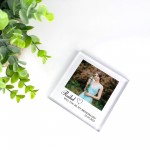 Will You Be My Bridesmaid Gift Personalised Photo Plaque