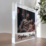 Personalised Gift For Daddy From Daughter Acrylic Block Plaque