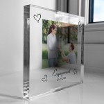 Personalised Engagement Plaque Engagement Gift Congratulations