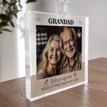 Robins Appear Gift Personalised Photo Block Memorial Plaque