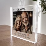 Robins Appear Gift Personalised Photo Block Memorial Plaque