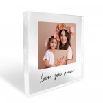 Mum Gifts For Christmas Birthday LOVE YOU MUM Plaque