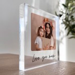 Mum Gifts For Christmas Birthday LOVE YOU MUM Plaque