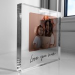 Mum Gifts For Christmas Birthday LOVE YOU MUM Plaque