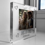 Personalised Mr And Mrs Plaque Wedding Gifts Wedding Day Gift