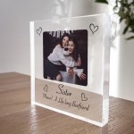 Sister Gifts Best Friend Plaque Personalised Photo Block