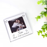 Sister Gifts Best Friend Plaque Personalised Photo Block