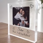 Sister Gifts Best Friend Plaque Personalised Photo Block