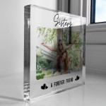 Gift For Sister Personalised Photo Block Friendship Gift Sister