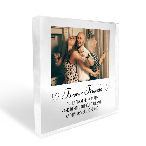 Personalised Friendship Sign FOREVER FRIENDS Funny Best Friend