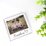 Gift For Brother Personalised Photo Block Brother Gifts