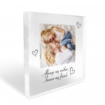 Gift For Mum Birthday Christmas Personalised Photo Block Gifts