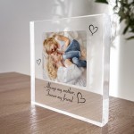 Gift For Mum Birthday Christmas Personalised Photo Block Gifts