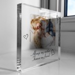 Gift For Mum Birthday Christmas Personalised Photo Block Gifts