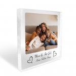 Mum Gifts For Birthday Christmas Personalised Photo Block