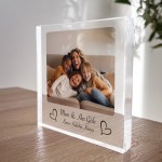 Mum Gifts For Birthday Christmas Personalised Photo Block