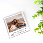 Mum Gifts For Birthday Christmas Personalised Photo Block