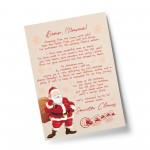 Personalised Nice List Certificate Letter From Santa Christmas