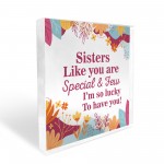 SISTER GIFTS Thank You Gifts For Her Friendship Sign Christmas