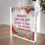 SISTER GIFTS Thank You Gifts For Her Friendship Sign Christmas