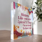 SISTER GIFTS Thank You Gifts For Her Friendship Sign Christmas