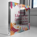 SISTER GIFTS Thank You Gifts For Her Friendship Sign Christmas