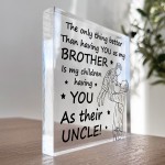 Brother Gifts From Sister Big Brother Acrylic Plaque Gift