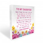 Special Gift For Daughter Mum And Daughter Plaque Mum Daughter