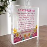 Special Gift For Daughter Mum And Daughter Plaque Mum Daughter