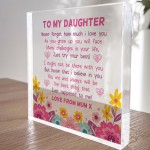 Special Gift For Daughter Mum And Daughter Plaque Mum Daughter