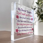 Daughter Gifts Acrylic Block Dearest Daughter Christmas Birthday