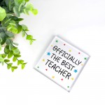 Teacher Gifts From Student BEST TEACHER Plaque Thank You Gifts