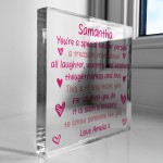 Gift For Best Friend Teacher Childminder Colleague Personalised