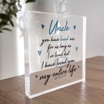 Uncle Gifts For Birthday Christmas Acrylic Block Thank You Gift