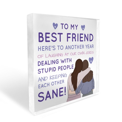 Friendship Plaque Gifts For Best Friend Birthday Christmas Gifts