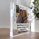 Friendship Gift Personalised Photo Plaque Friends Are Like Stars