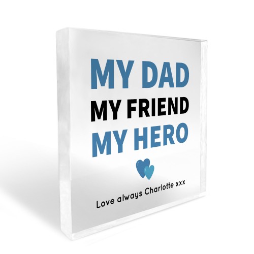 DAD GIFTS Personalised Dad Christmas Birthday Gift From Daughter