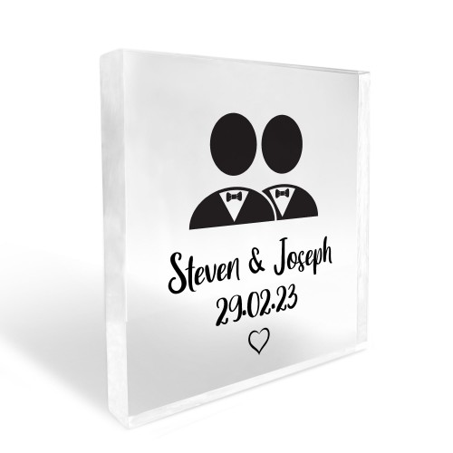 Personalised Marriage Sign Gift For Men Gift For Couple Wedding