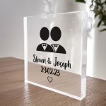 Personalised Marriage Sign Gift For Men Gift For Couple Wedding