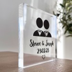 Personalised Marriage Sign Gift For Men Gift For Couple Wedding