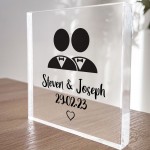 Personalised Marriage Sign Gift For Men Gift For Couple Wedding