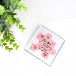 Acrylic Block Puzzle Piece For Bestie Love Hearts Cute