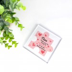 Acrylic Block Puzzle Piece For Nan Nanny Love Hearts Cute