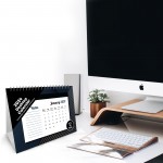 2024 Spiral Bound Desktop Calendar, Flipbook Calendar For Office