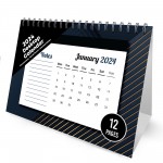 2024 Spiral Bound Desktop Calendar, Flipbook Calendar For Office