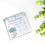 Friendship Gifts Acrylic Plaque Friendship Gift for Her