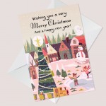 Merry Christmas Greetings Card For Friends Family Men Women